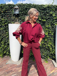 Blouse Bordeaux Gold