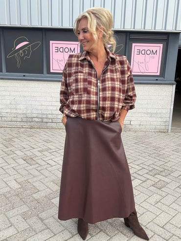 Rok puh Burgundy