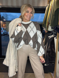 Wiebertrui Taupe Beige