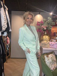 2 Delig Comfy Pak Mint Groen Stripe