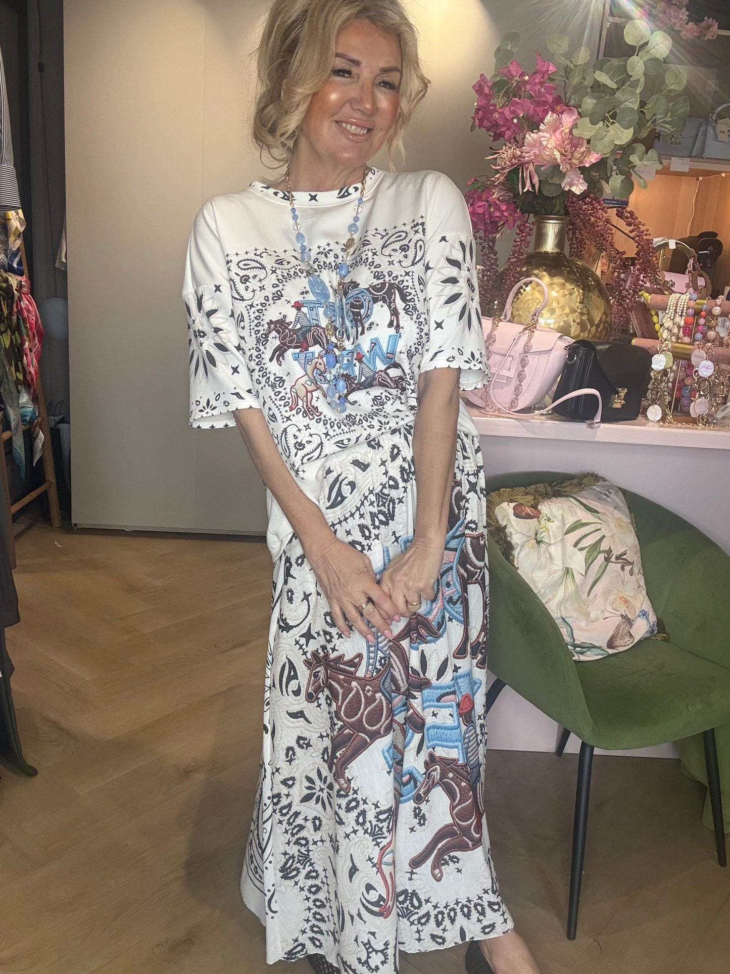 Dwuczęściowy zestaw Paisley Horse