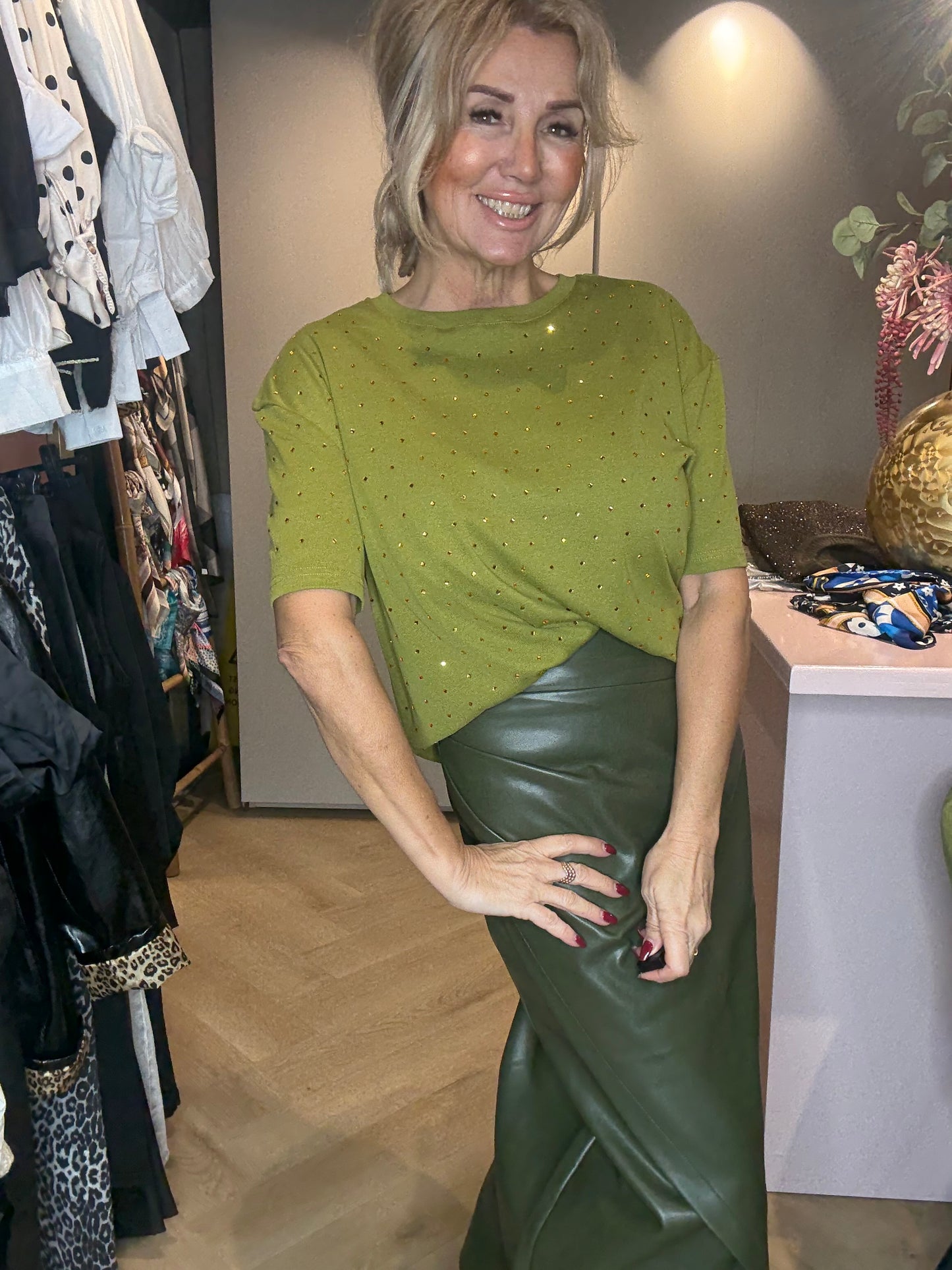 T shirt Matcha Green All over Steentjes