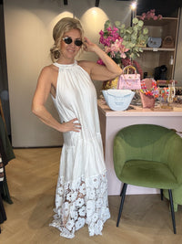 Jurk Halter With Flower