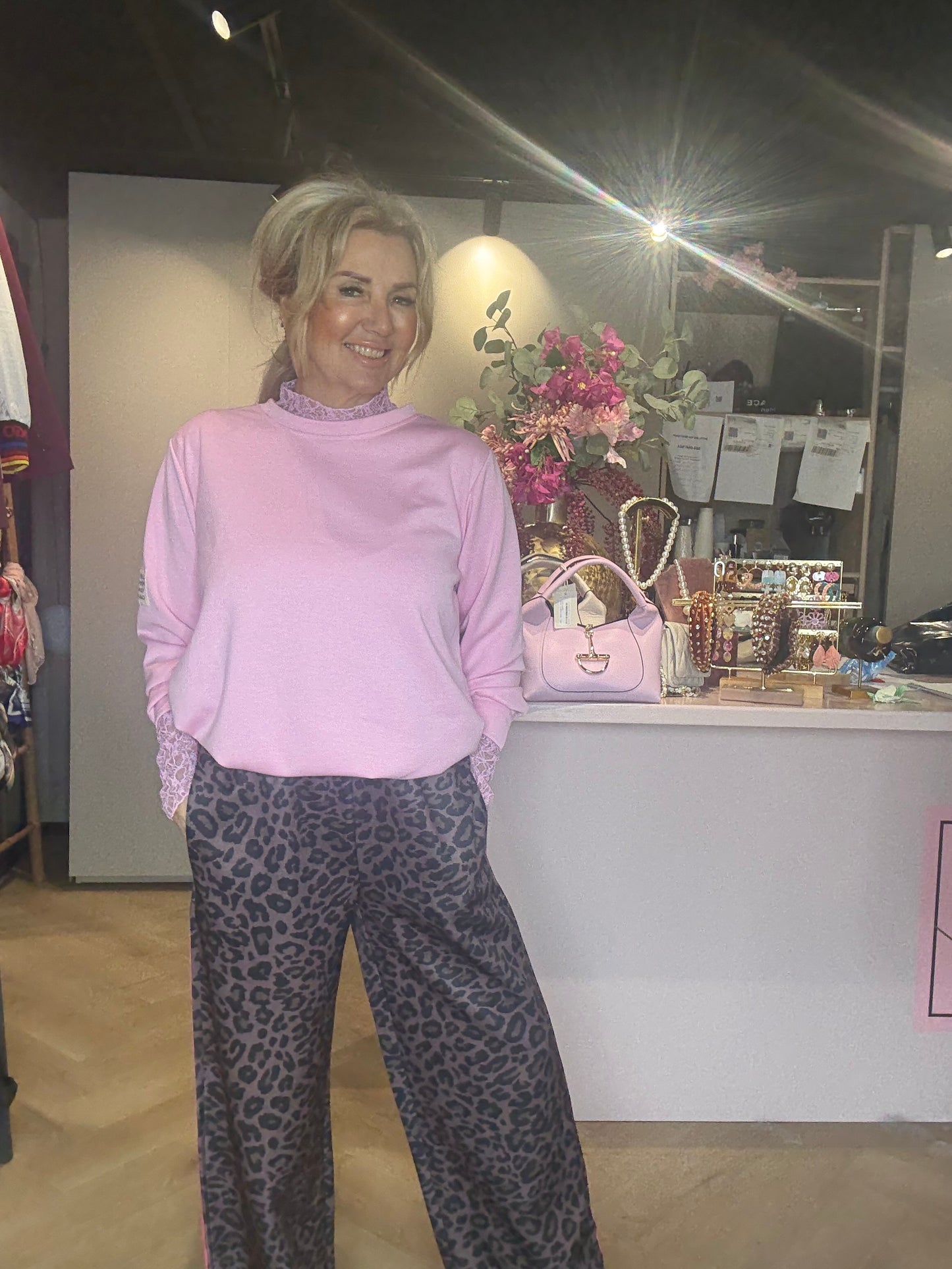 Panther Broek Stripe Rose 🎀