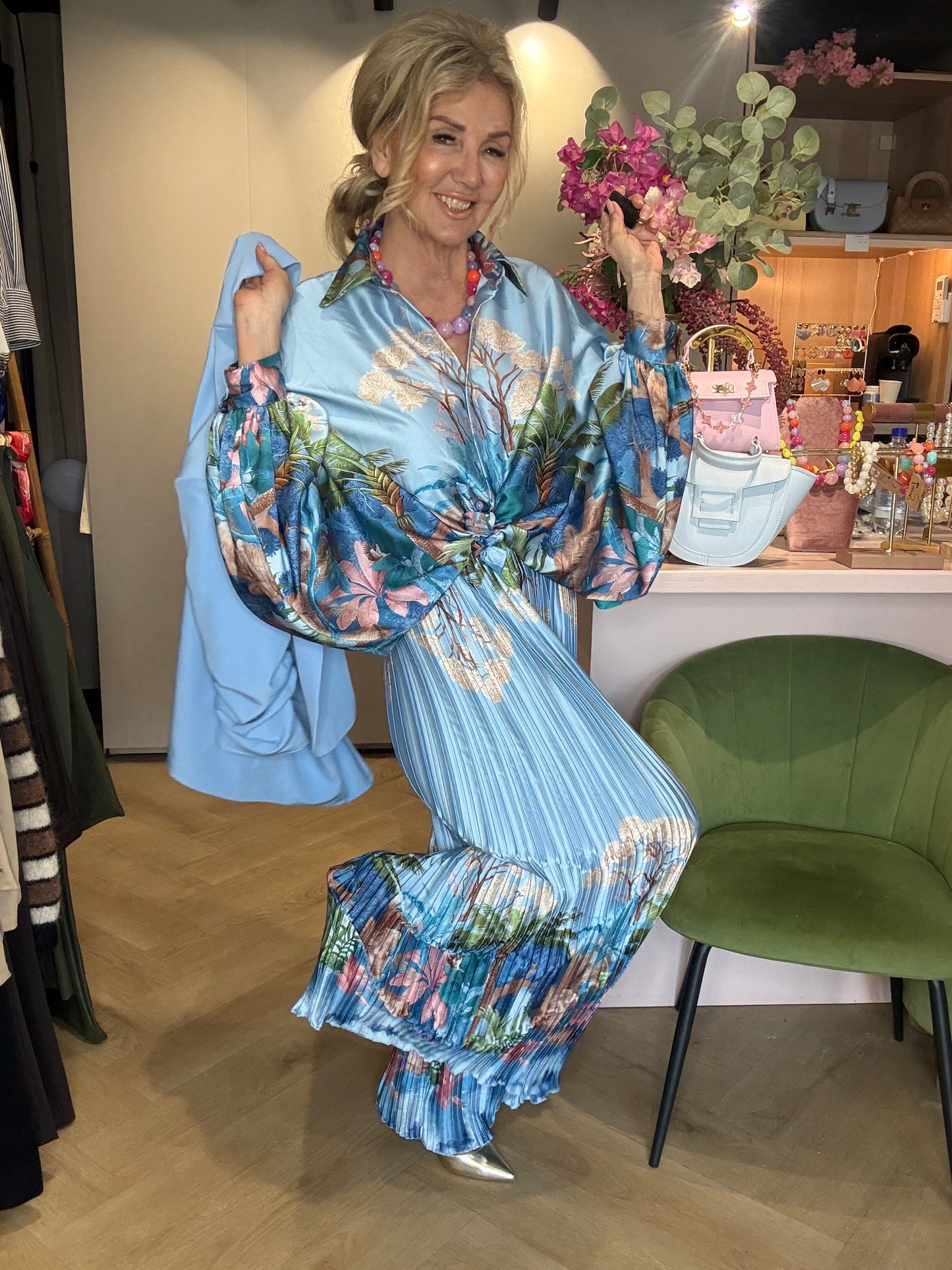 2 Delige Set Tropicana Blauw