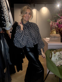 Polkadot zwart Wit Kleine stip