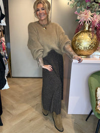 Rok Lurex Bruin / Bronze