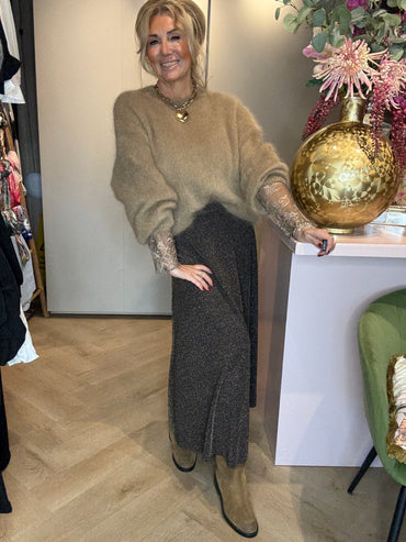 Rok Lurex Bruin / Bronze