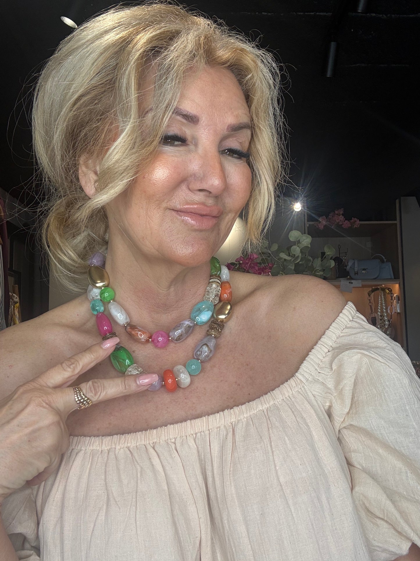 Ketting Dubbel Multicolor