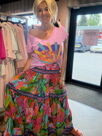 T-shirt Love Lilla