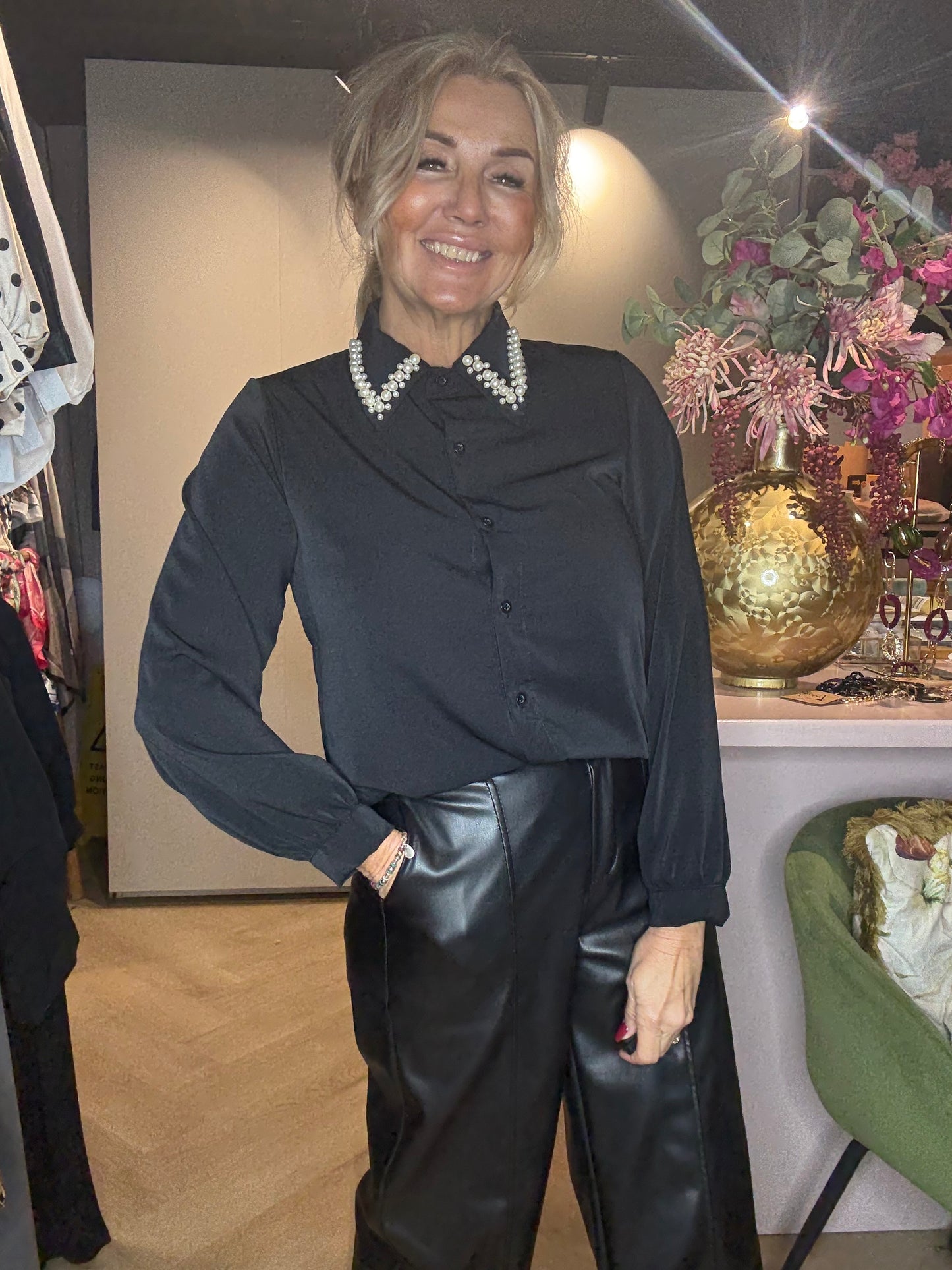 Blouse Pearl Black 🖤