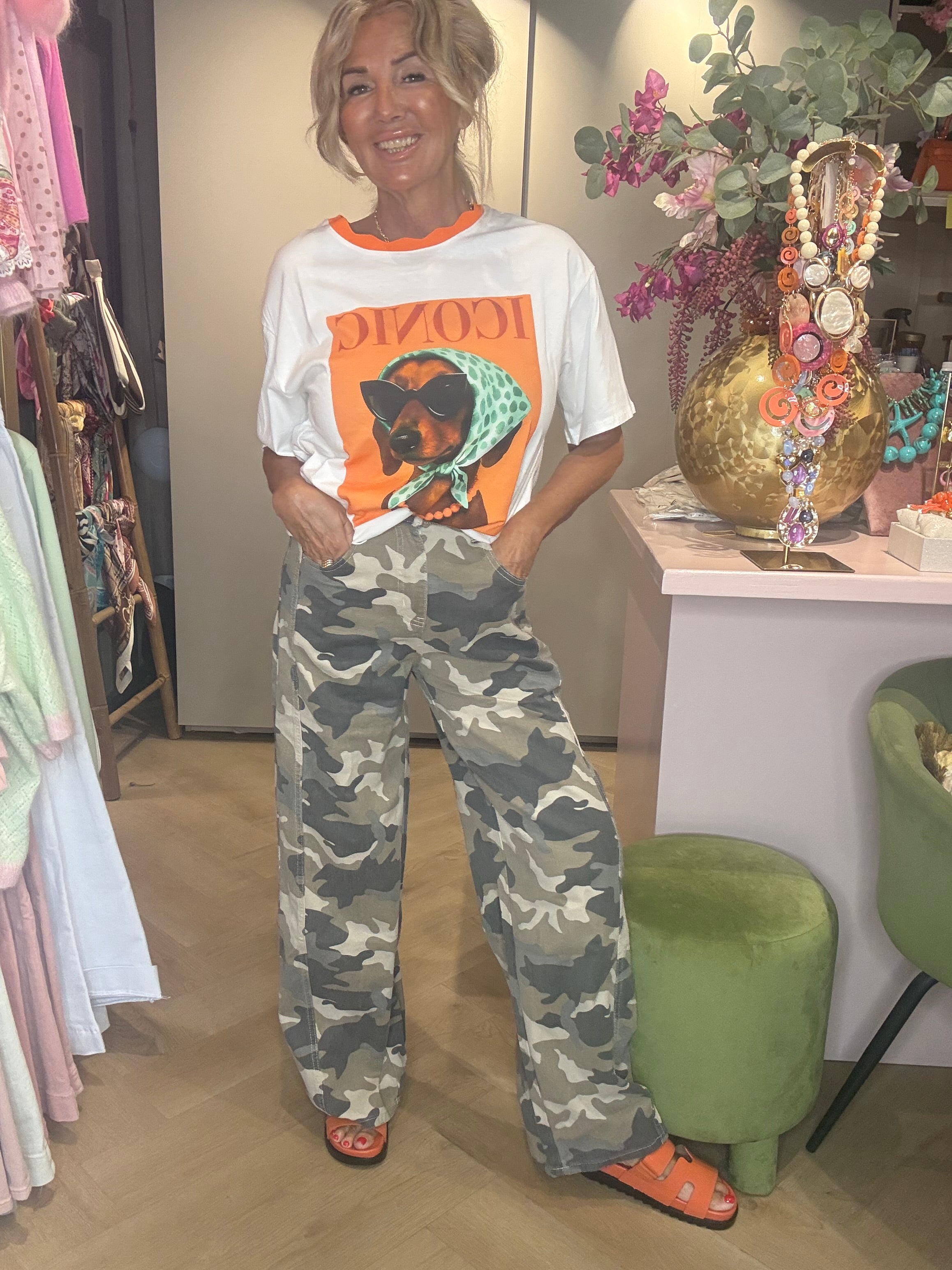 Broek Camouflage Beige