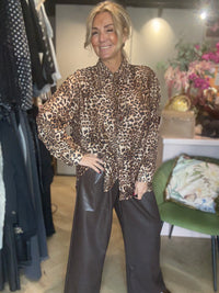 Panther Blouse De Luxe Bruin