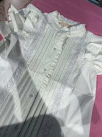 Blouse Triple Nine Rouches Wit