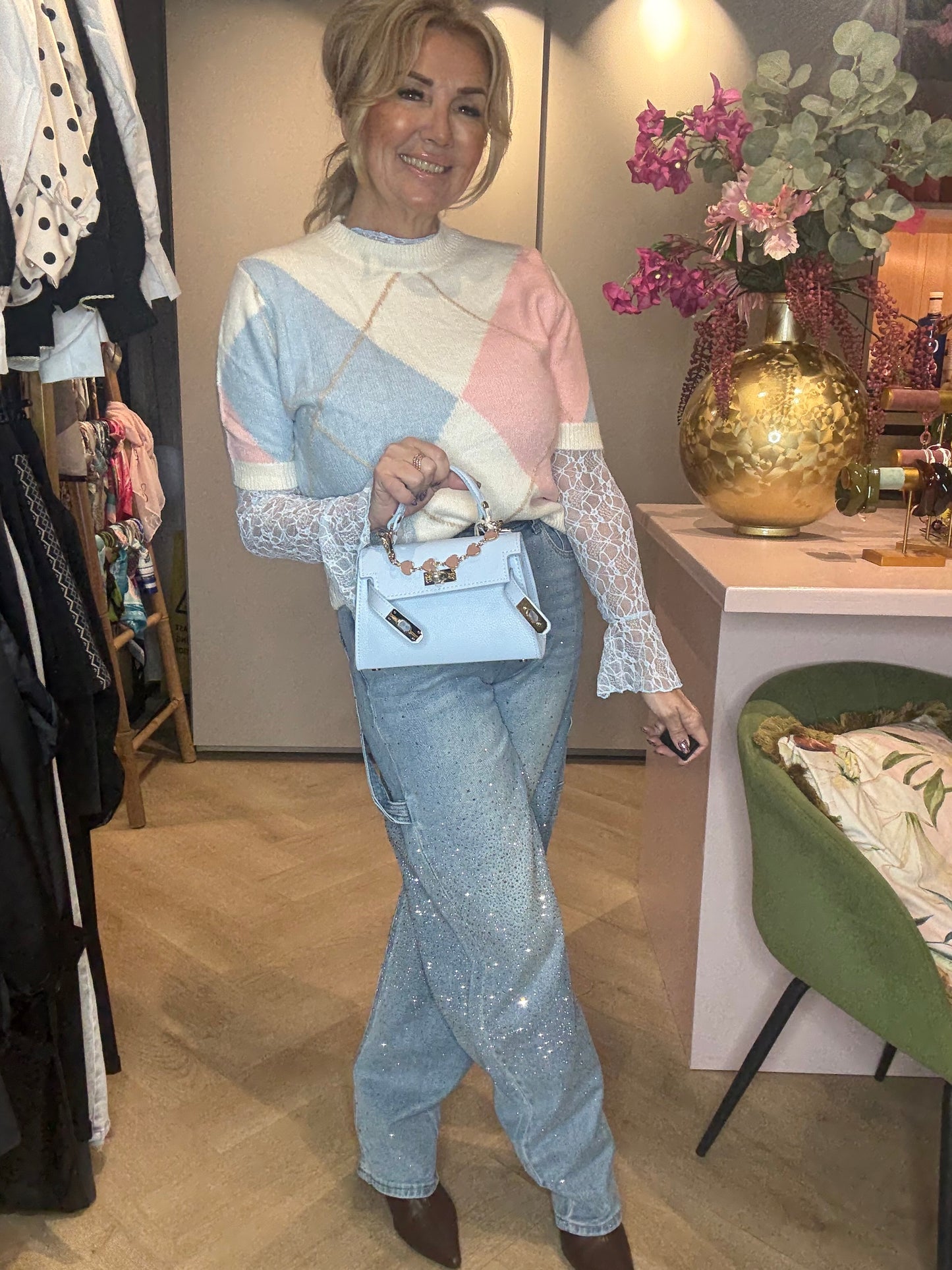 Jeans worker All over shine