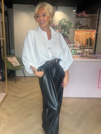 Bluse med rhinsten