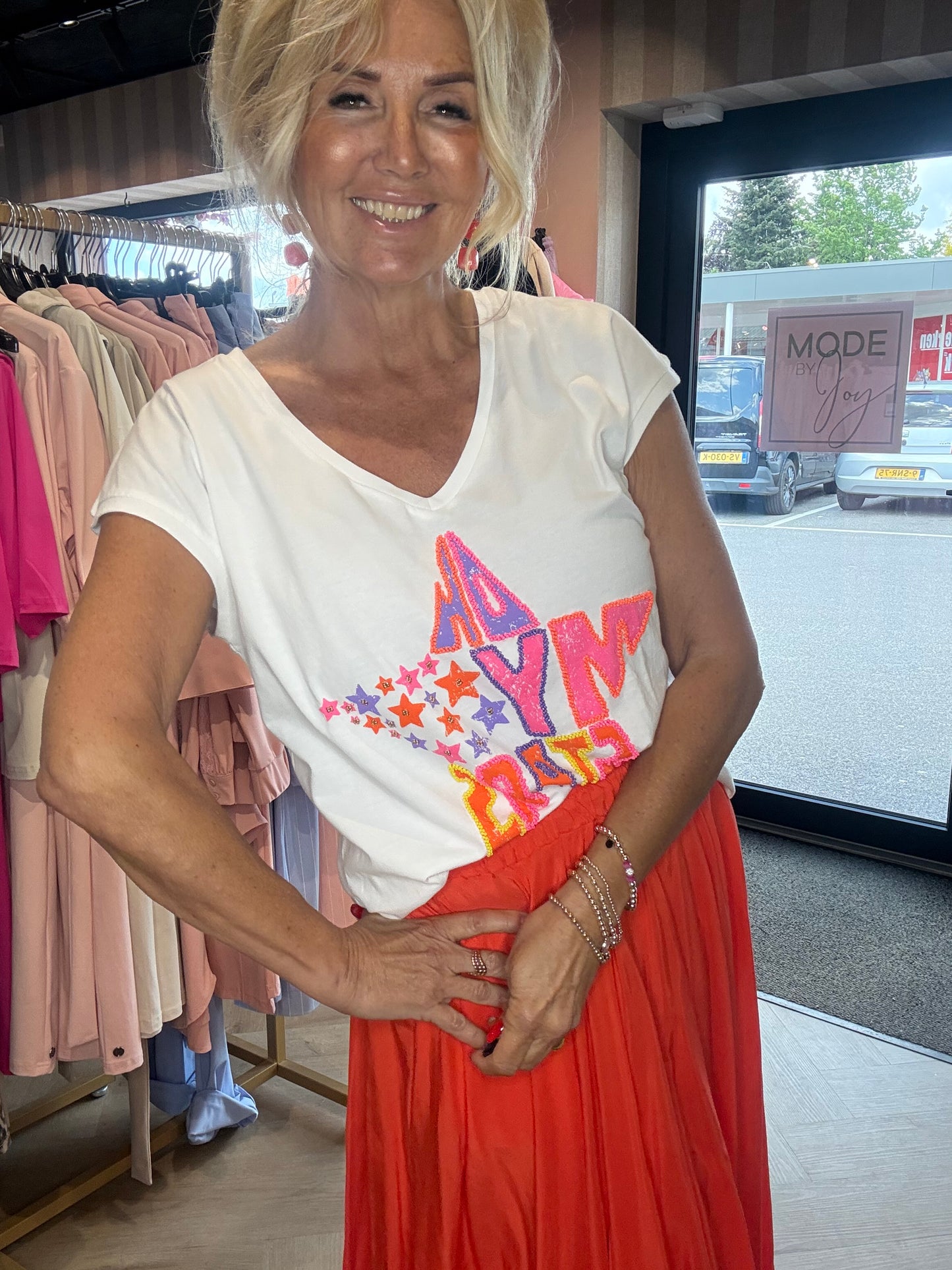 T shirt Star ✨oranje🧡