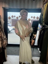 Knitwear vestje college Camel