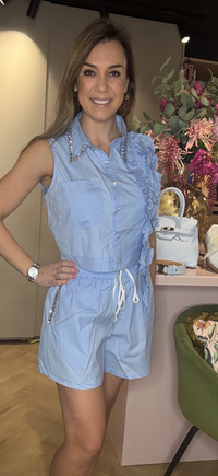 Set Blue , Lavendel Blauw