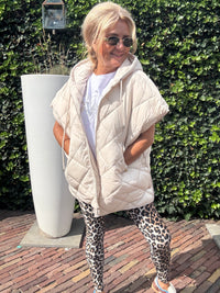 Puffy Bodywarmer Beige