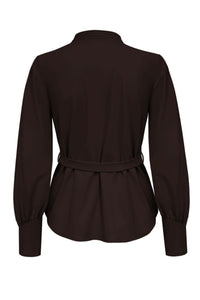 Triple Nine Blouse BLS5926 Dark Brown