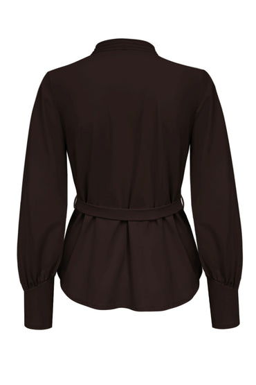 Triple Nine Blouse BLS5926 Dark Brown