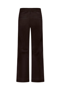 Triple Nine Broek Travel Straight Leg Punto Roma BR2306 Donker Bruin