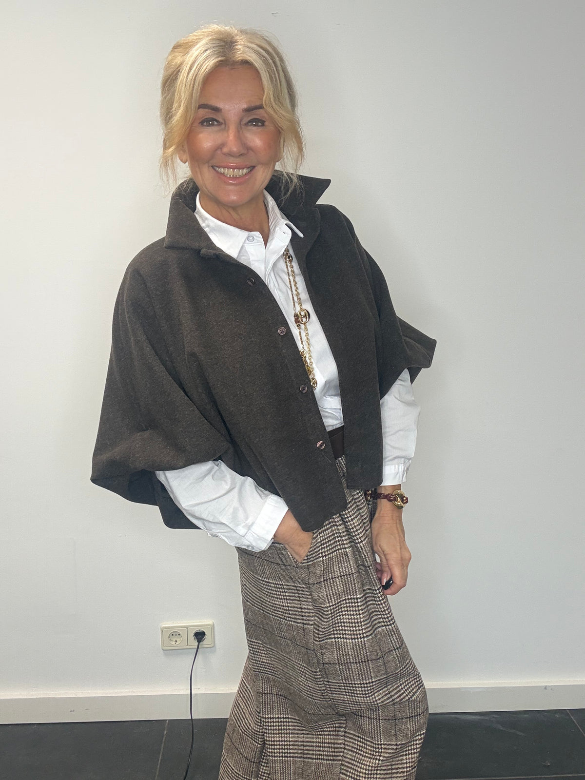 Bluse Emma dunkelbraun