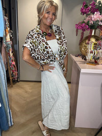 🐆 Blouse Safari Spot – Animal Chic