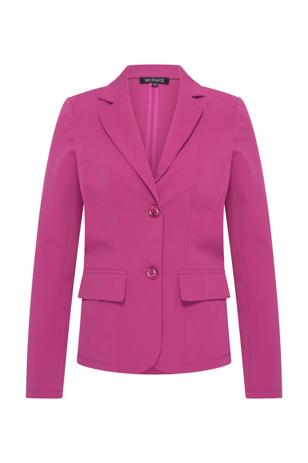 Mi Piace Blazer Magenta Purple MP202015 - voorkant