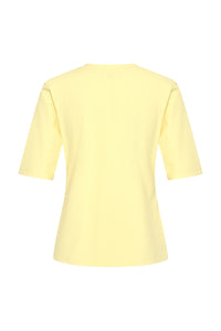 Mi Piace T-shirt V-hals Citrongul MP202271