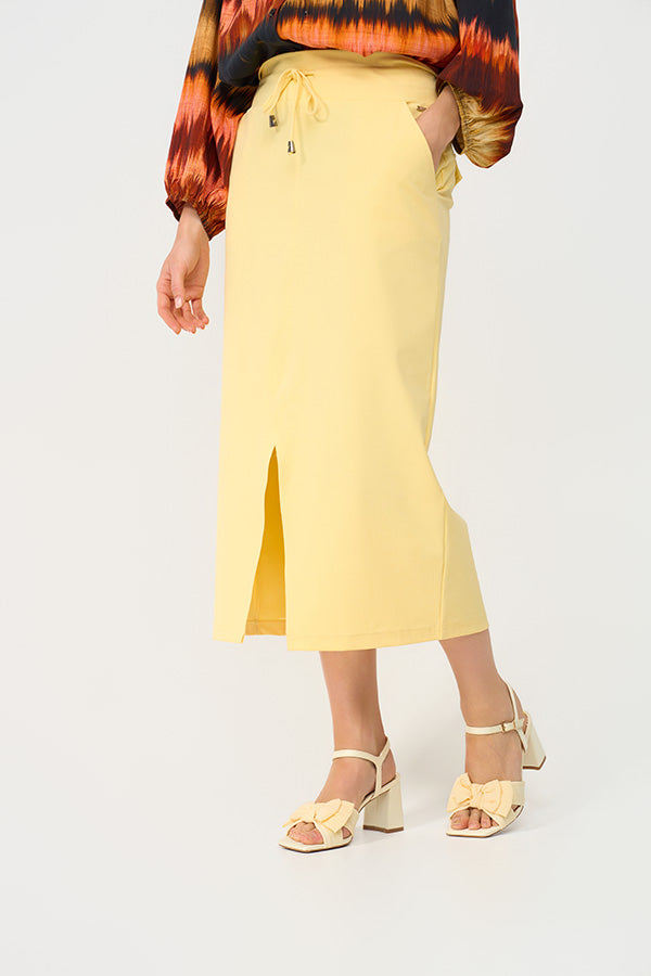Mi Piace Blyantskørt Tung Lemon Gul MP202424A