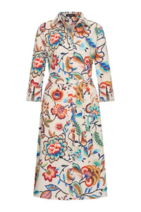 Mi Piace Dress | MP202757EBPT Embroidered Bloom Print - Multicolour