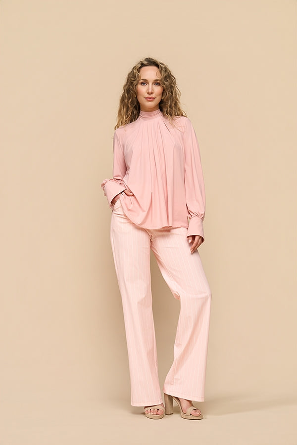 Mi Piace Travel Blouse MP202774 – Mellow Rose | Summer Collection 2026