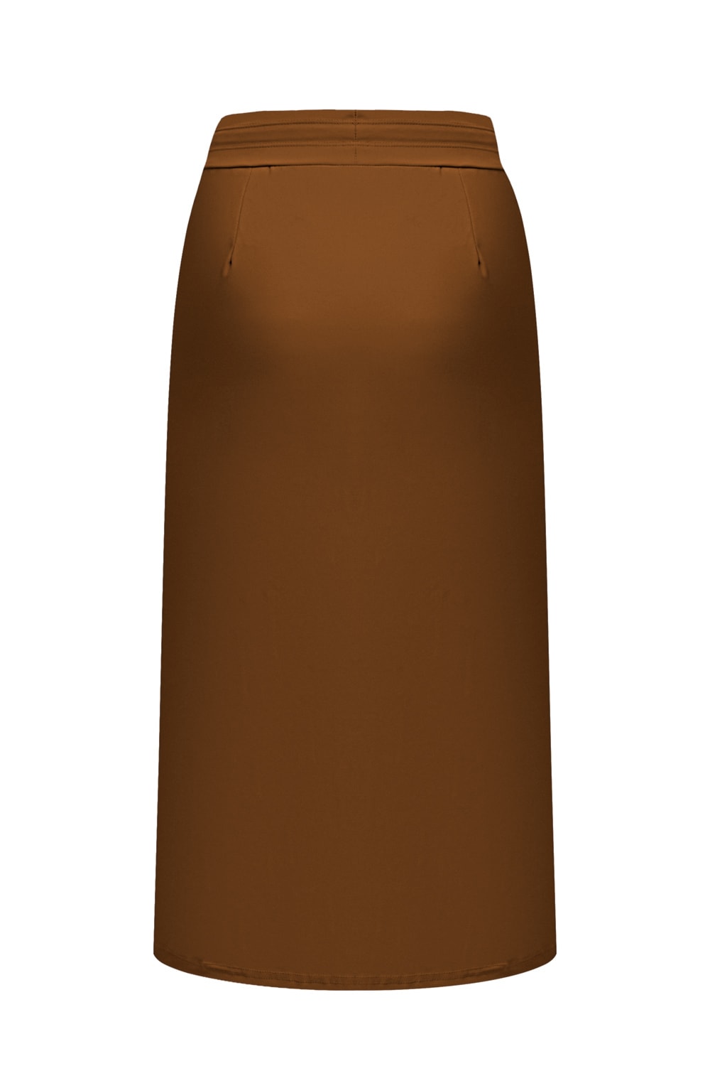 Triple Nine RK7301 Lange Rok met Split Caramel - achterkant