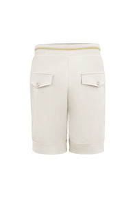 ✨ Triple Nine Short med guldstribe elastik – SR2504