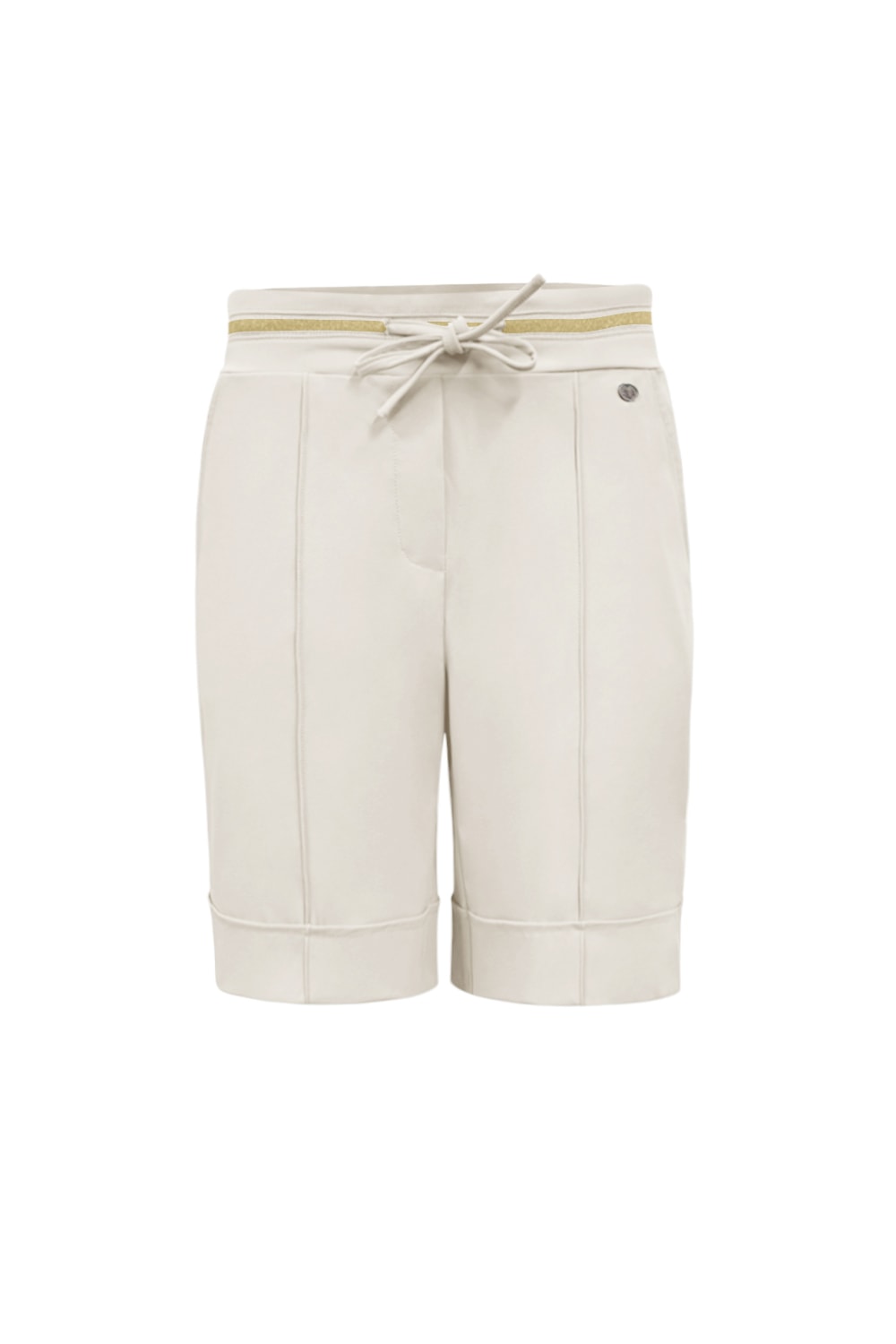 ✨ Triple Nine Short med guldstribe elastik – SR2504