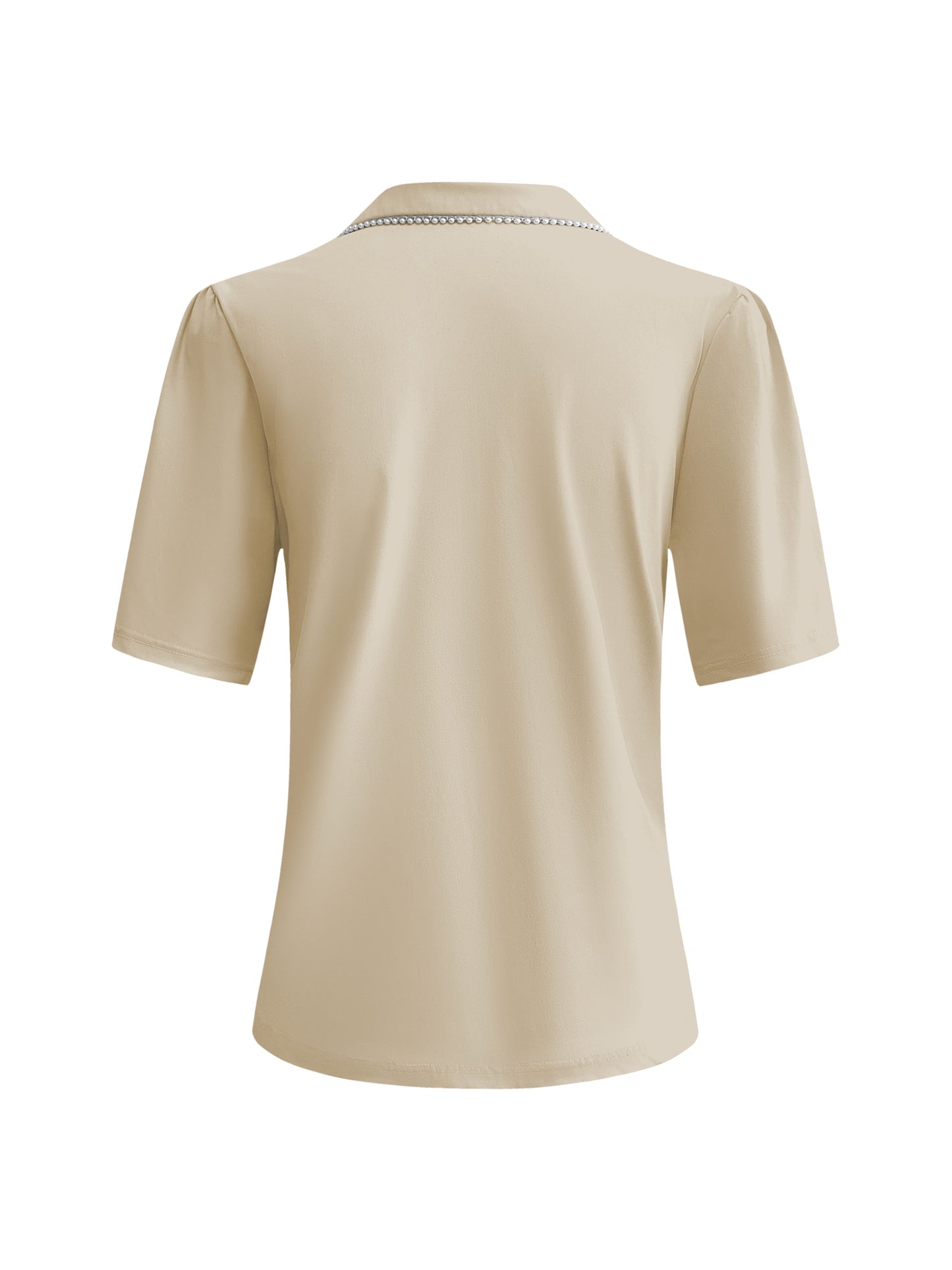Triple Nine Top TP6941 Beige met Parels