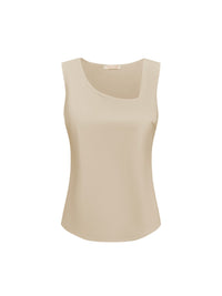 Hempy Top firkantet hals beige TP6943