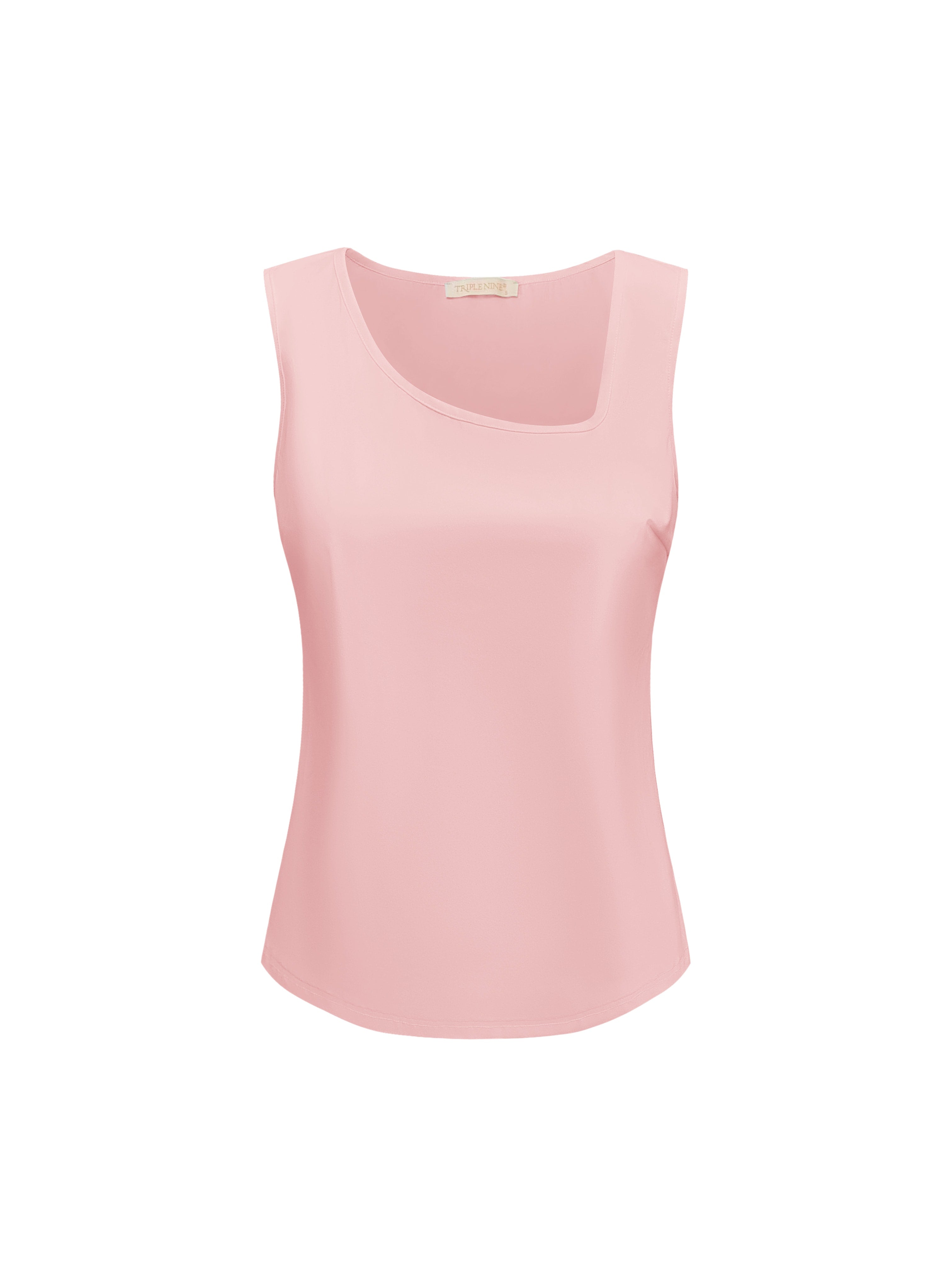 Hempy Top Square Neck Powder Pink TP6943