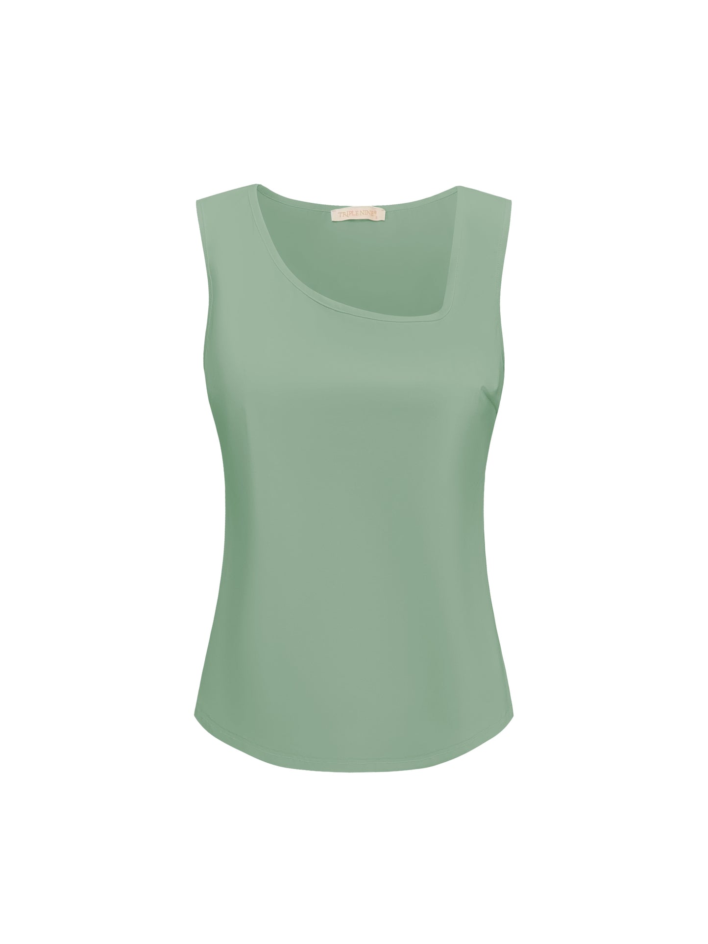 Hempy Top Square Neck Sage Green TP6943