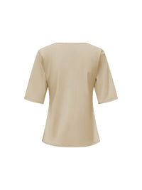 Triple Nine Top TP6944 Beige met Strik