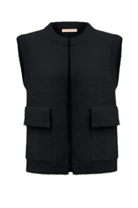 Triple Nine Gilet TR9001 Fluffy Zwart