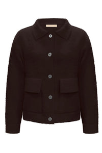 Triple Nine Jacket Fluffy TR9002 Dark Brown
