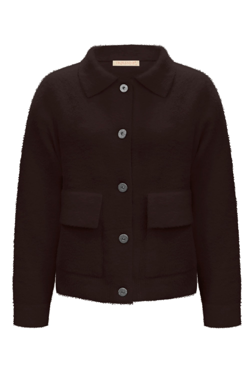 Triple Nine Jacket Fluffy TR9002 Dark Brown