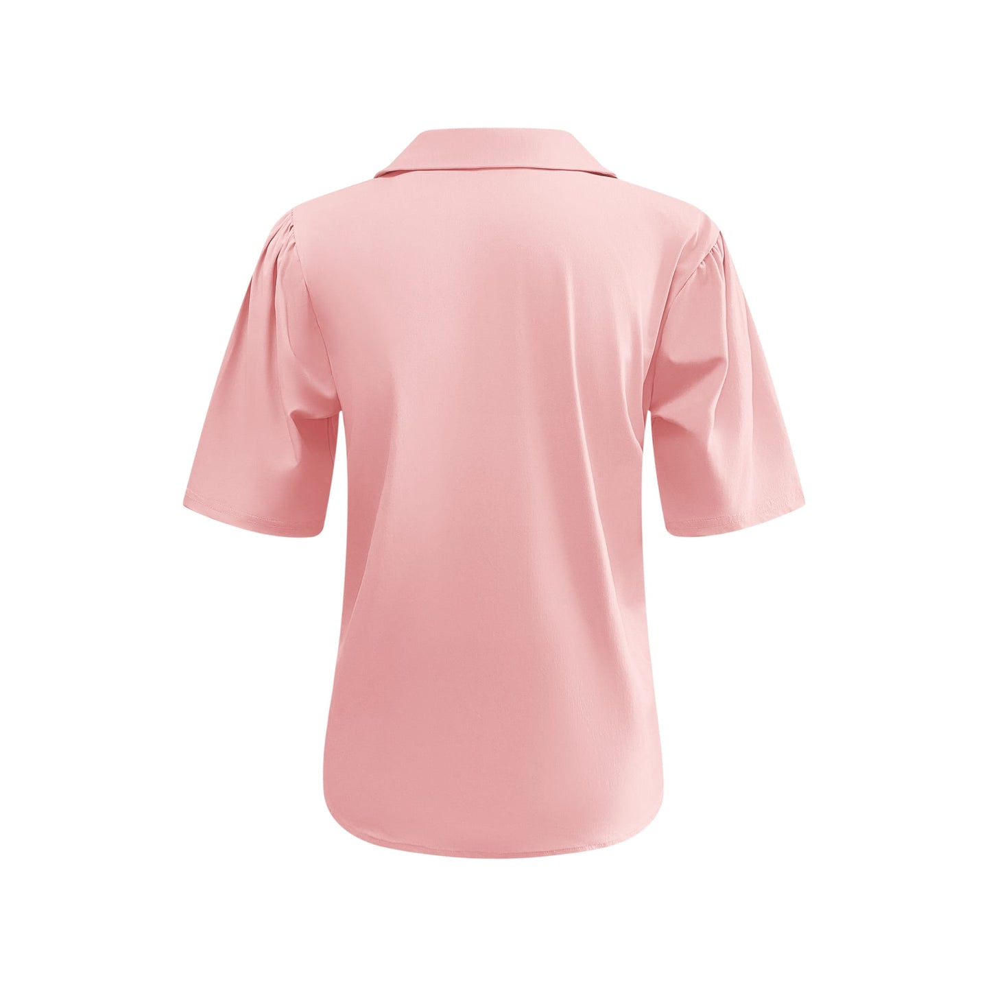 Triple Nine Blouse rouches in voorzijde BLS5931 Powder pink
