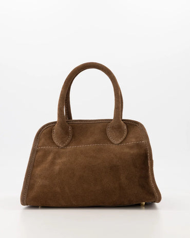 Baby Merlot - Suede - Schoudertas - Taupe 24