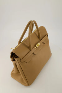 Birdie Large  - Handtassen - Cognac - D109 - Goudkleurig