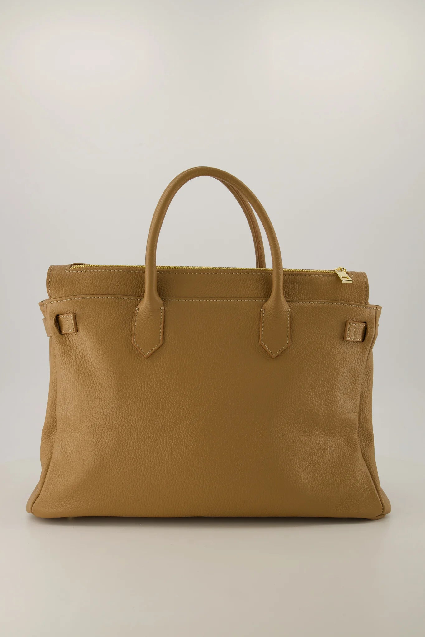 Birdie Large  - Handtassen - Cognac - D109 - Goudkleurig