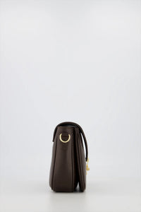 Esther - Crossbody tas - Donker Bruin - T1106 - Goudkleurig